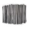 600-Pack Colorful Individually Wrapped Plastic Drinking Straws, Extra Long, Bulk, Disposable Party Supplies, Black (10.2 in)